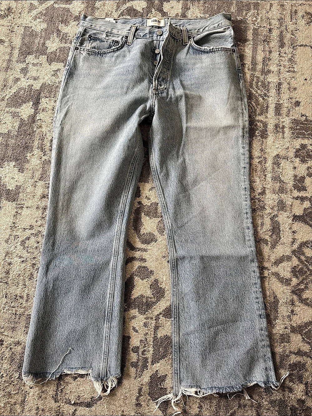 AGOLDE Relaxed Boot Bootcut Organic Cotton Jeans Blue Waist 29